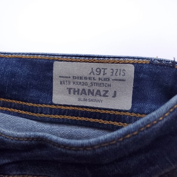 Diesel Girl's Slim Skinny Stretch Medium Wash Denim Jeans Kids 16Y - Picture 5 of 14